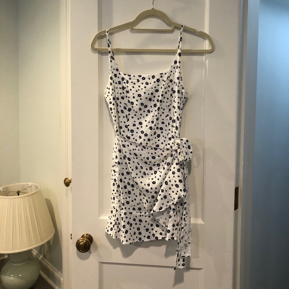 Wrap mini dress